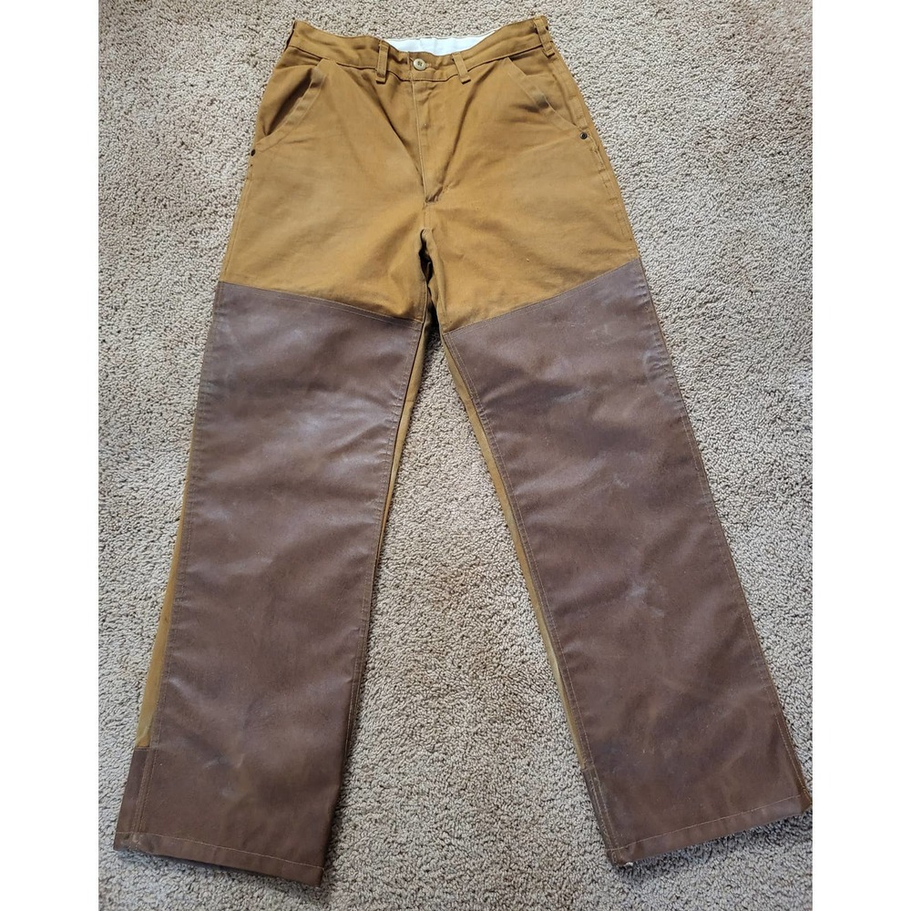 Men's Two-Tone Brown Utility Pants